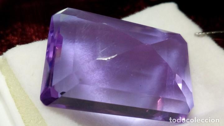 Coleccionismo de gemas: ALEJANDRITA COJ&Iacute;N RECTANGULAR DE BRASIL 29.60 Cts. - Foto 7