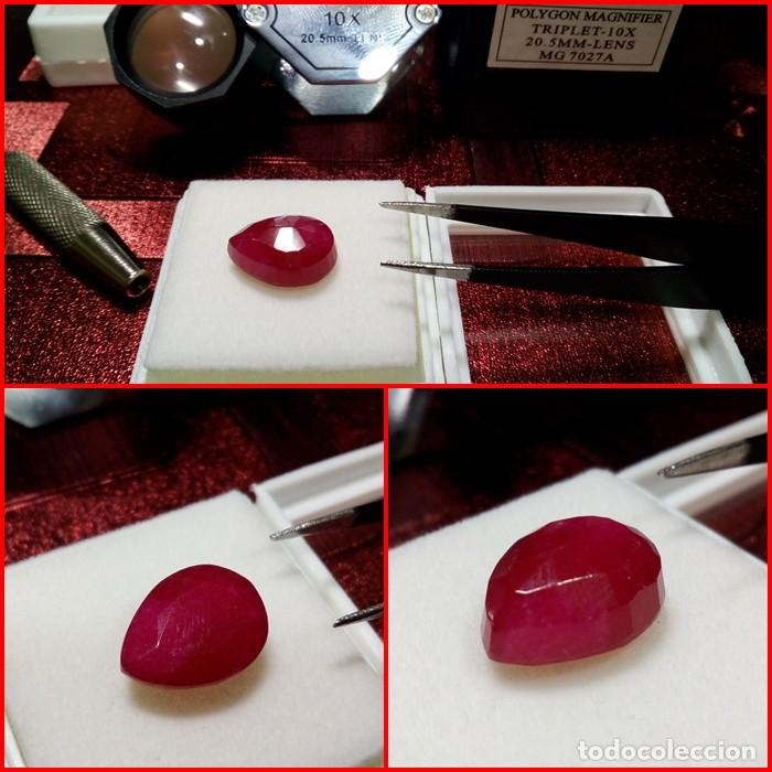 Coleccionismo de gemas: Berilo Rojo Talla de Pera (Red Bixbite) 7.95 Cts - Foto 1
