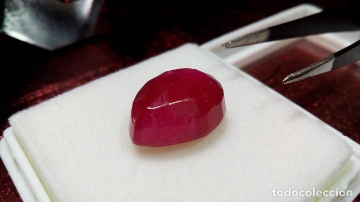 Coleccionismo de gemas: Berilo Rojo Talla de Pera (Red Bixbite) 7.95 Cts - Foto 5