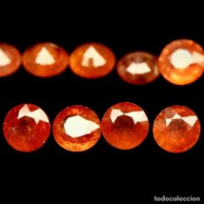 Coleccionismo de gemas: ZAFIRO NARANJA REDONDO 4,5 MM.. Lote 218501417