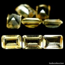 Coleccionismo de gemas: CITRINO NATURAL 6,0 X 4,0 MM.