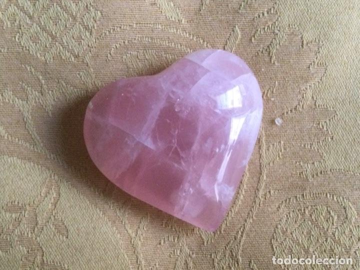 Coleccionismo de gemas: CORAZON DE CUARZO ROSA - Foto 2
