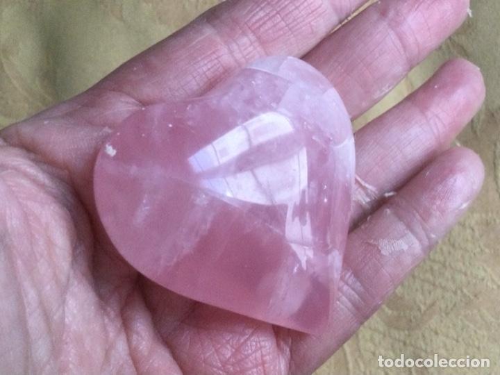Coleccionismo de gemas: CORAZON DE CUARZO ROSA - Foto 3