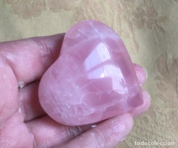 Coleccionismo de gemas: CORAZON DE CUARZO ROSA - Foto 4