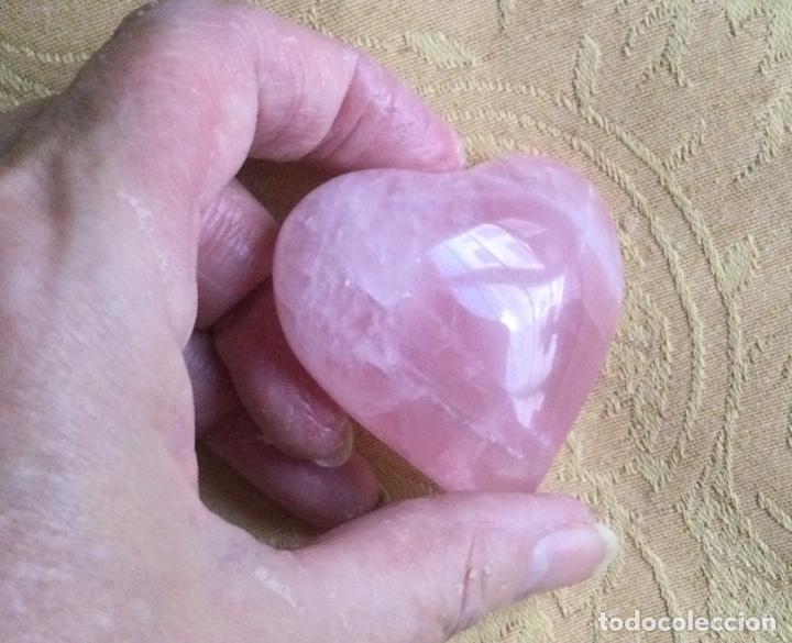 Coleccionismo de gemas: CORAZON DE CUARZO ROSA - Foto 6