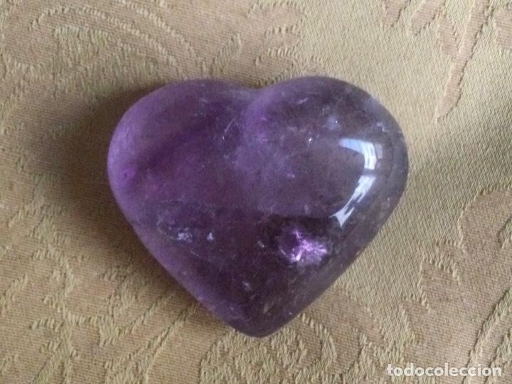 Coleccionismo de gemas: CORAZON DE CUARZO AMATISTA - Foto 1