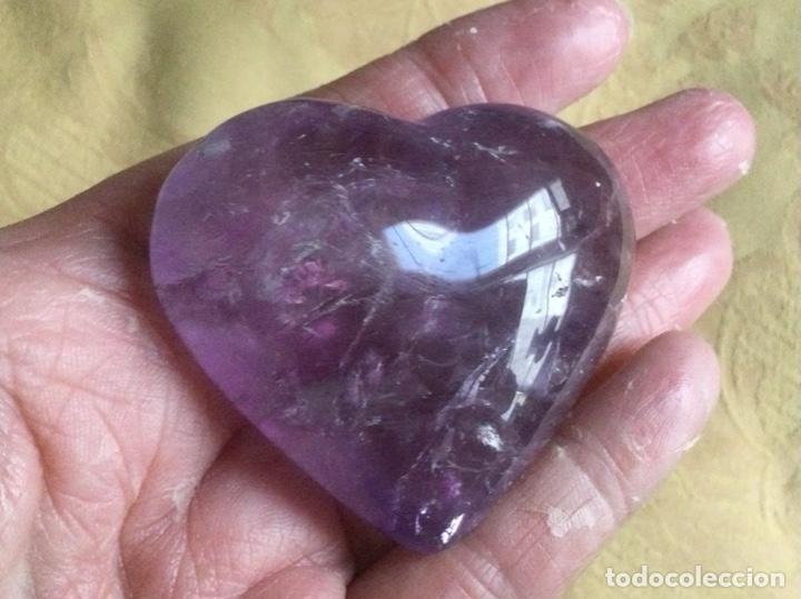 Coleccionismo de gemas: CORAZON DE CUARZO AMATISTA - Foto 5