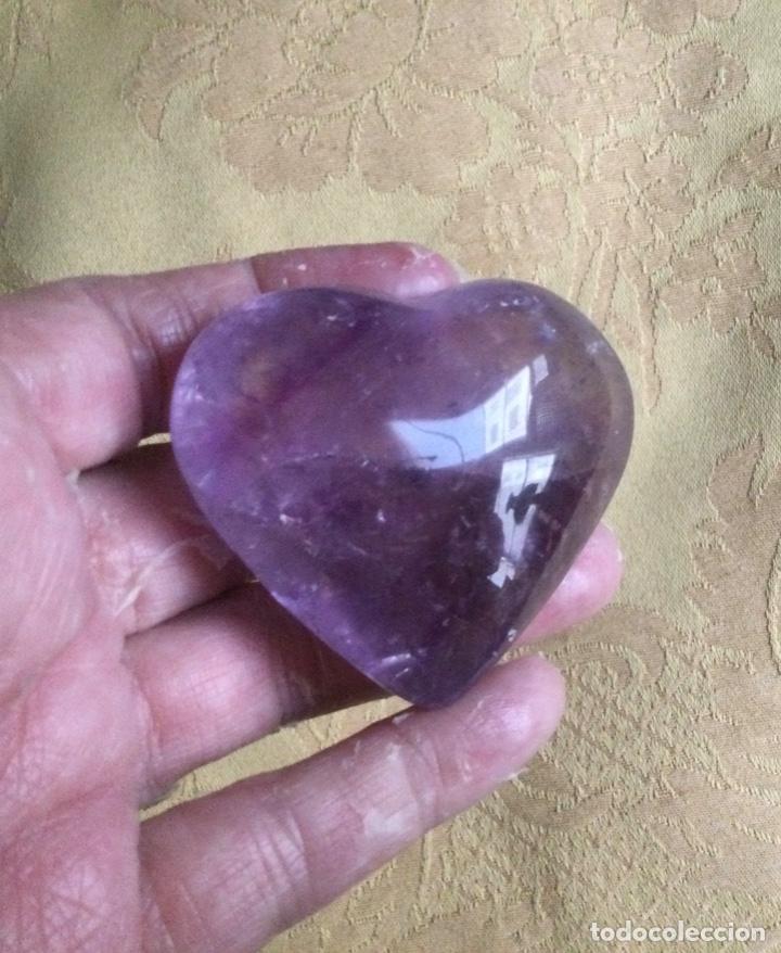 Coleccionismo de gemas: CORAZON DE CUARZO AMATISTA - Foto 6