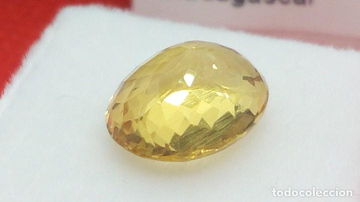 Coleccionismo de gemas: Berilo VS Amarillo Madagascar Oval 2.78 Cts - Foto 6