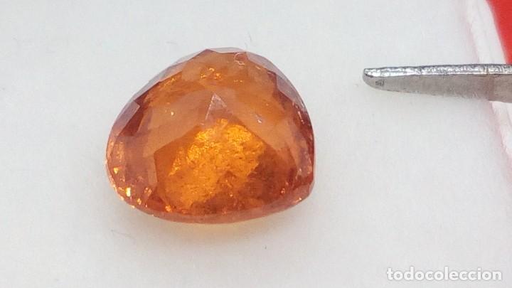 Coleccionismo de gemas: Granate Espesartina Namibia Coraz&oacute;n 2.92 Cts - Foto 5