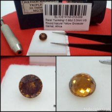 Coleccionismo de gemas: RARO GRANATE GROSSULAR VS REDONDO DE ÁFRICA 0.98 CTS. Lote 252726235