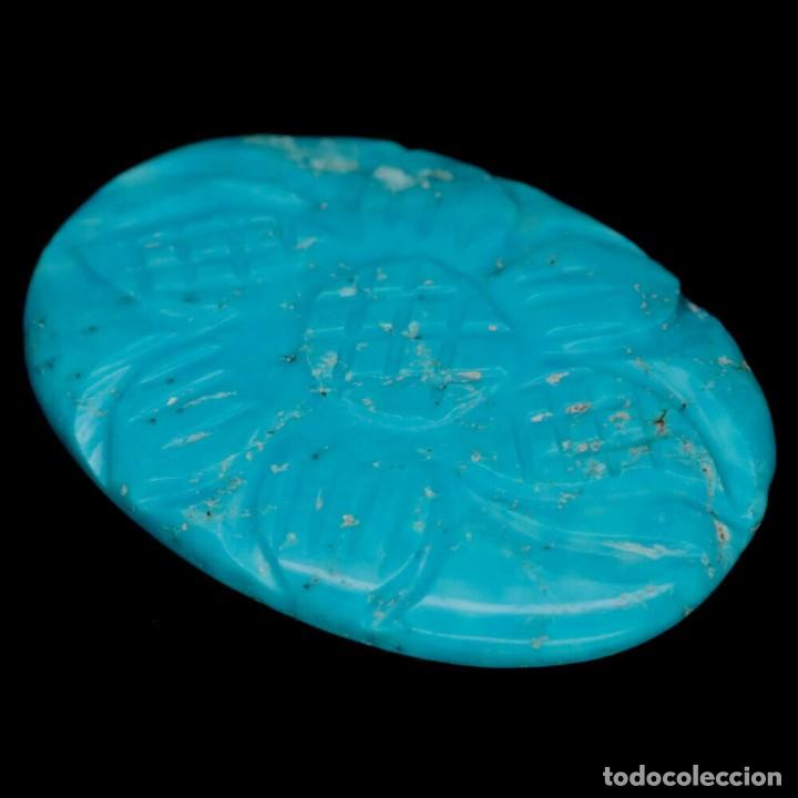 Coleccionismo de gemas: Turquesa 24,0 x 17,8 mm. - Foto 2