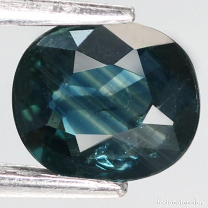 ZAFIRO OVAL 6,5 X 5,7 MM. (Coleccionismo - Mineralogía - Gemas)