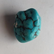 Coleccionismo de gemas: BONITA TURQUESA TIBETANA DE NEPAL AZUL-VERDOSA CON 137.50 CT.