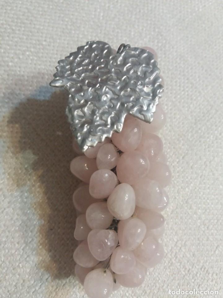 Coleccionismo de gemas: RACIMO UVAS CUARZO ROSA - Foto 1