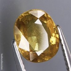 Coleccionismo de gemas: ZAFIRO AMARILLO 8,6 X 6,8 MM.