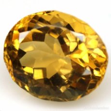 Coleccionismo de gemas: CITRINO NATURAL 11,0 X 9,2 MM.. Lote 347271338