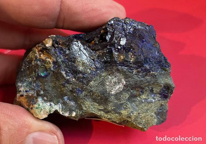 Coleccionismo de gemas: Azurita. Marruecos. - Foto 2