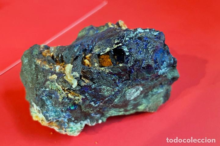 Coleccionismo de gemas: Azurita. Marruecos. - Foto 1