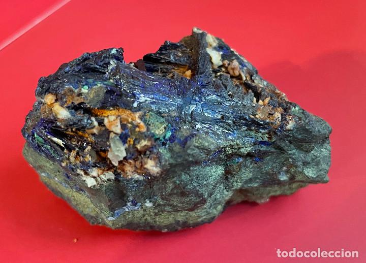 Coleccionismo de gemas: Azurita. Marruecos. - Foto 3