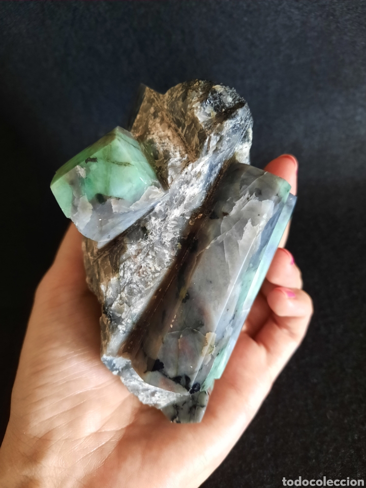 Coleccionismo de gemas: Esmeralda de Brasil 695gr. - Foto 4