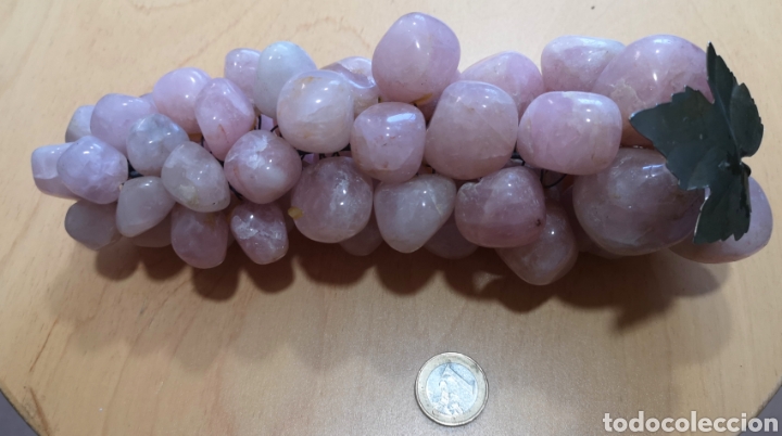 Coleccionismo de gemas: Racimo uvas +800 gr cuarzo rosa - Foto 1