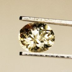 Coleccionismo de gemas: BÉRYL HÉLIODORE NATUREL DU BRÉSIL - VS - OVALE 1.11 CARAT - 7 X 6 X 5 MM. Lote 366063871