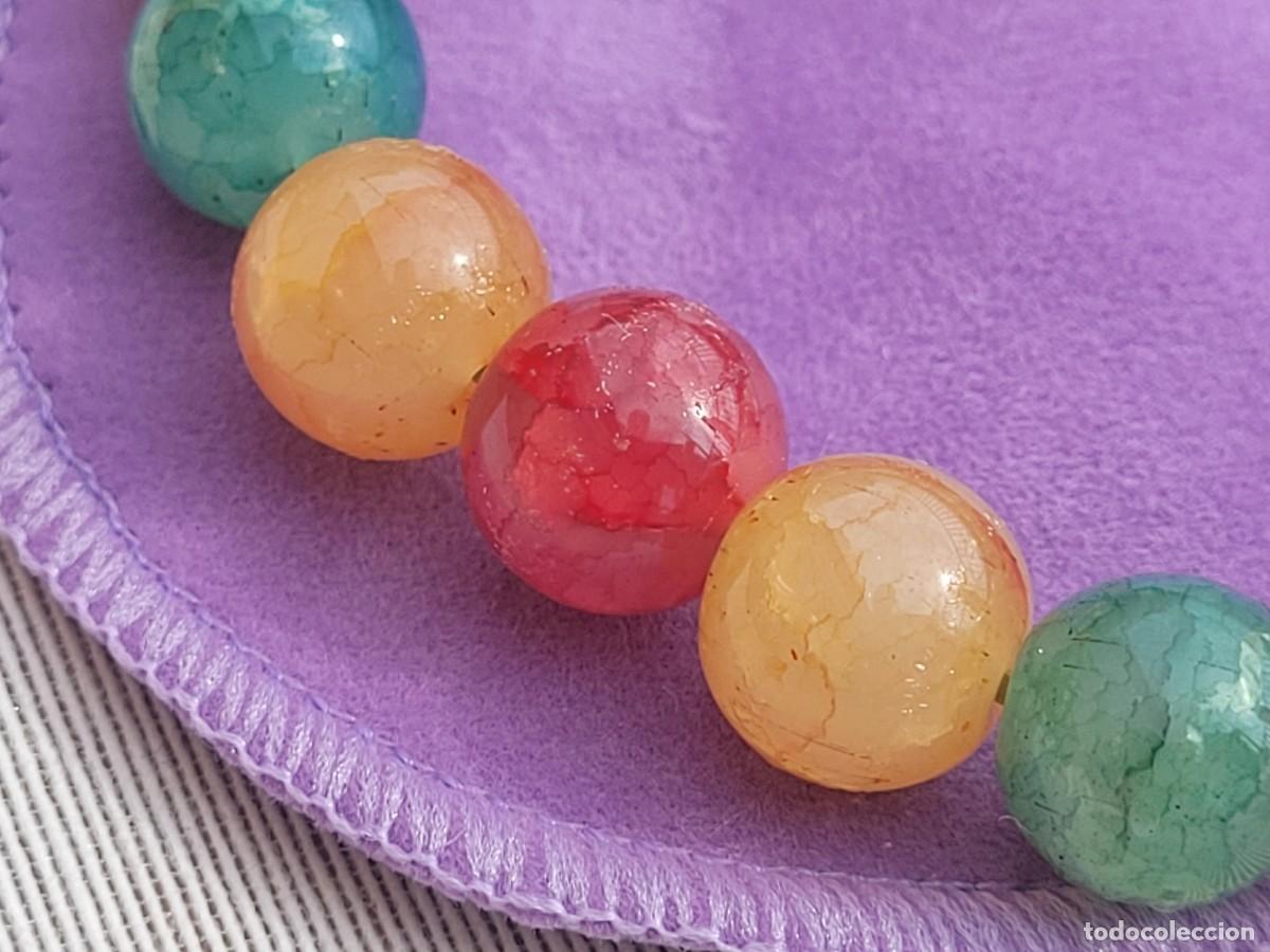 Coleccionismo de gemas: Pulsera de piedras multicolores (cuarzo) - Foto 3