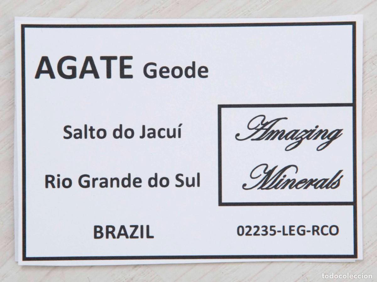 Coleccionismo de gemas: Preciosa geoda de &aacute;gata. - Foto 4