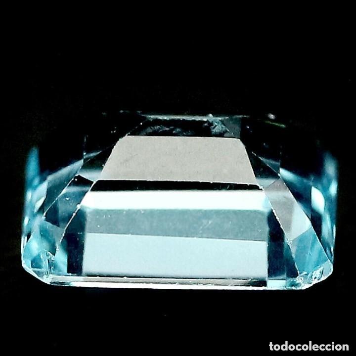 Coleccionismo de gemas: I&Ntilde;I TOPACIO 13 Celeste Cielo Rectangular 8,1 x6,1 mm Gema Roble - Foto 2