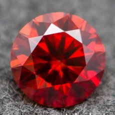 Coleccionismo de gemas: AUTÉNTICO DIAMANTE FANCY RED MOISSANITA DE 1 QUILATE CON CERTIFICADO DE AUTENTICIDAD GRA