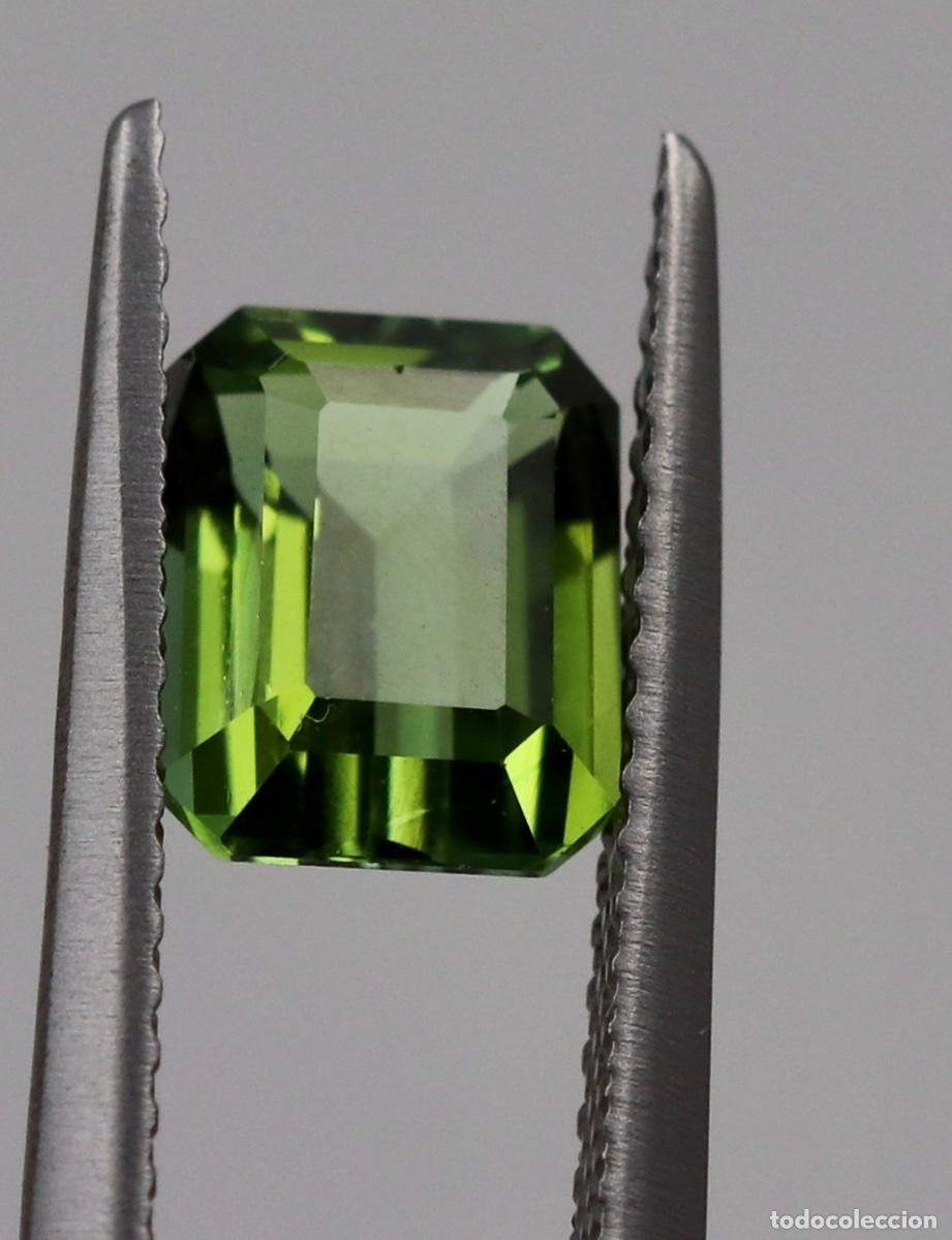 Coleccionismo de gemas: TURMALINA VERDE AMARILLENTO IMPECABLE. CON CERTIFICADO GIT - Foto 3