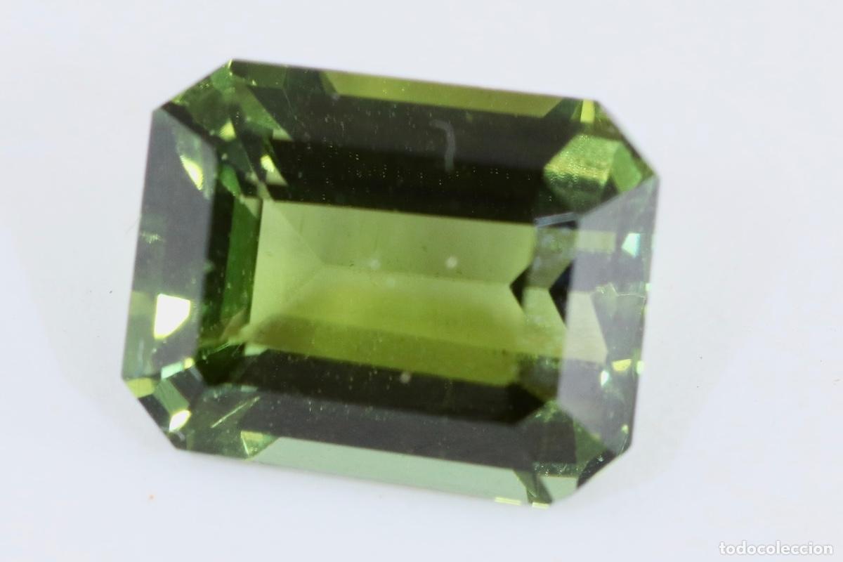 Coleccionismo de gemas: TURMALINA VERDE AMARILLENTO IMPECABLE. CON CERTIFICADO GIT - Foto 5