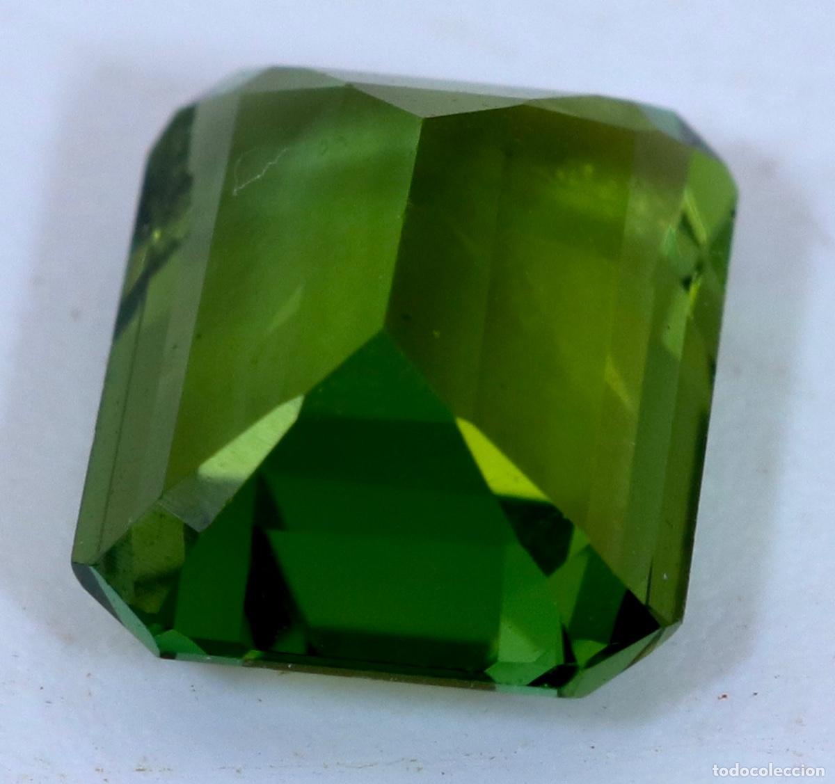 Coleccionismo de gemas: TURMALINA VERDE AMARILLENTO IMPECABLE. CON CERTIFICADO GIT - Foto 6