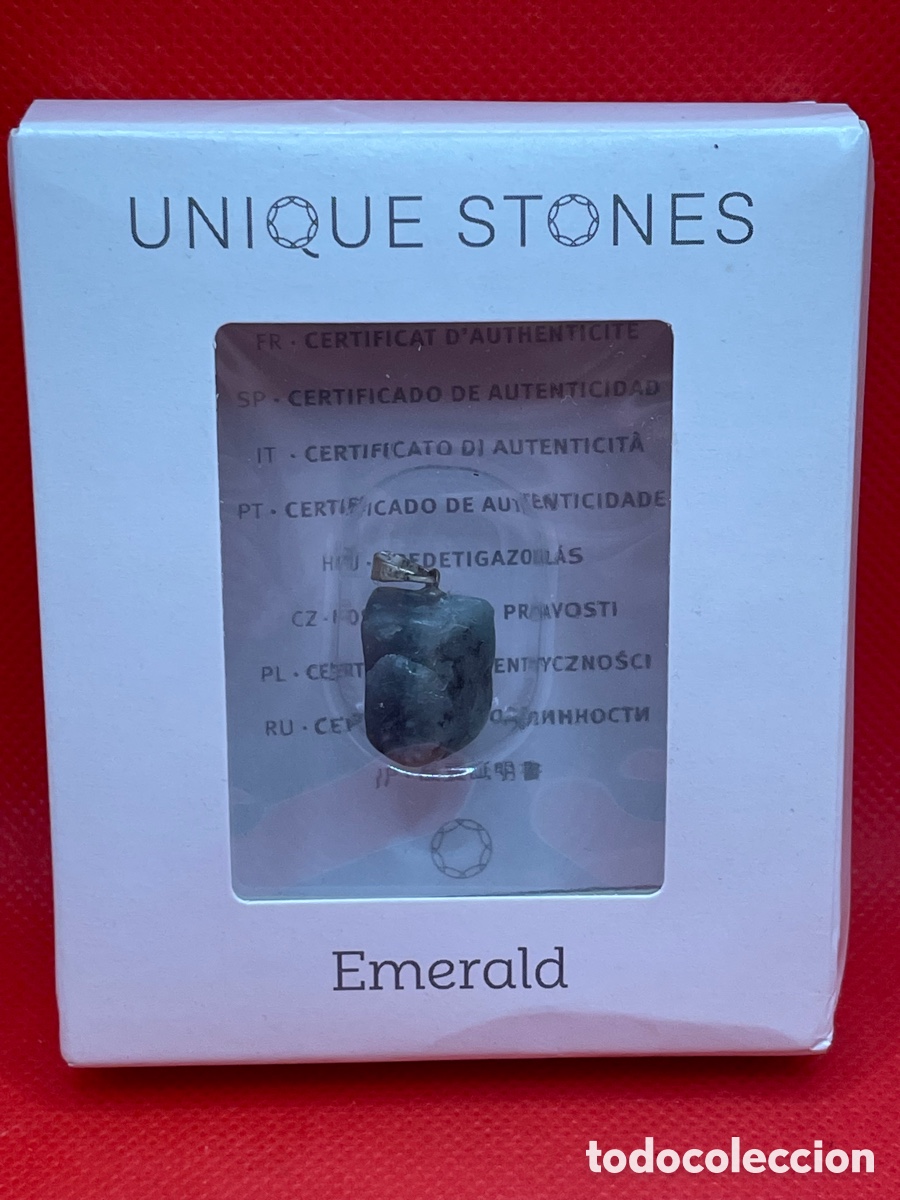 Coleccionismo de gemas: UNIQUE STONE ESMERALDA CON CERTIFICADO - Foto 1