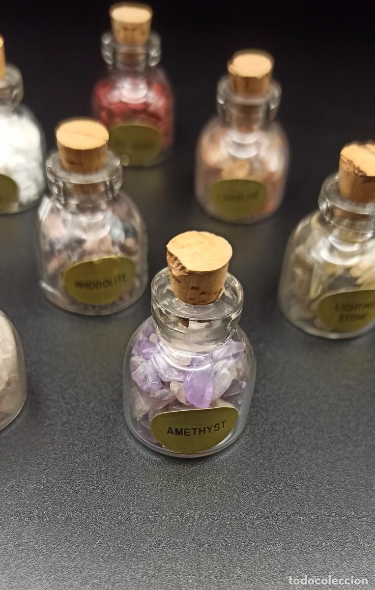 Coleccionismo de gemas: 10 botellitas minerales - Foto 3