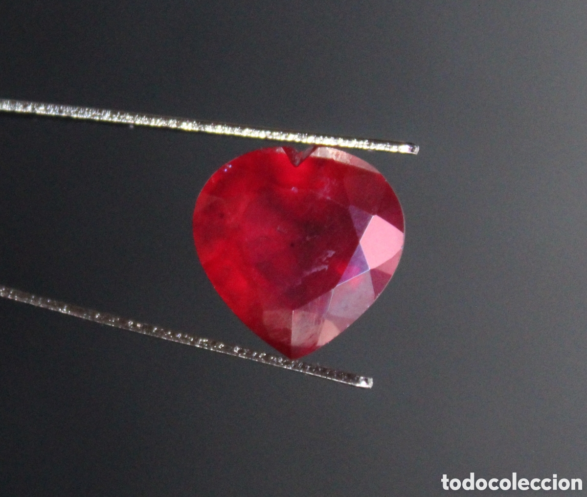 Coleccionismo de gemas: Rub&iacute; coraz&oacute;n 16.22 quilates. - Foto 2