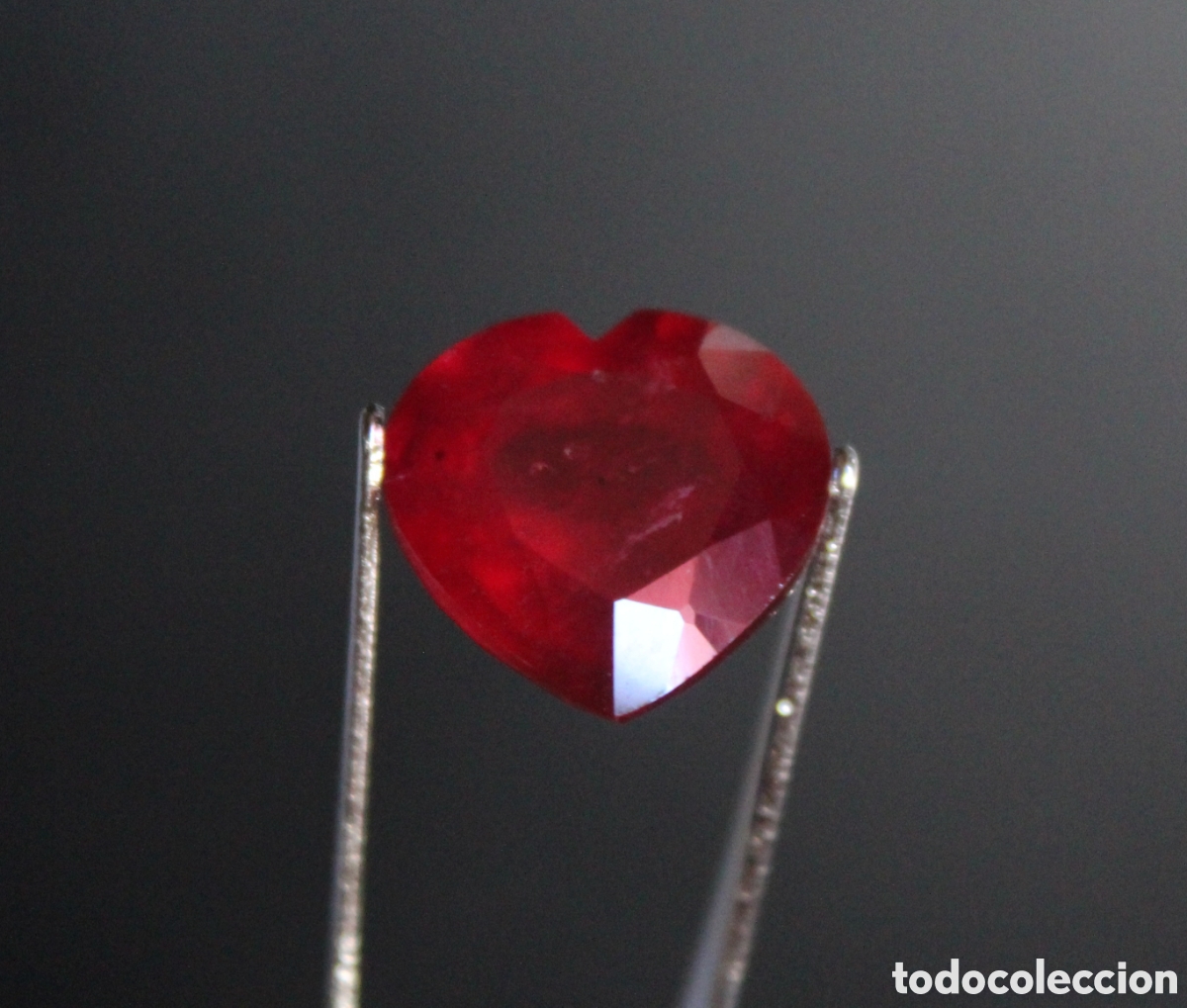 Coleccionismo de gemas: Rub&iacute; coraz&oacute;n 16.22 quilates. - Foto 4