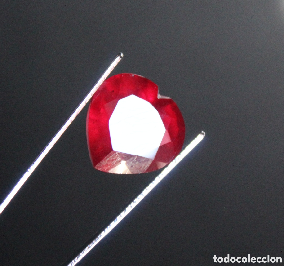 Coleccionismo de gemas: Rub&iacute; coraz&oacute;n 16.22 quilates. - Foto 6