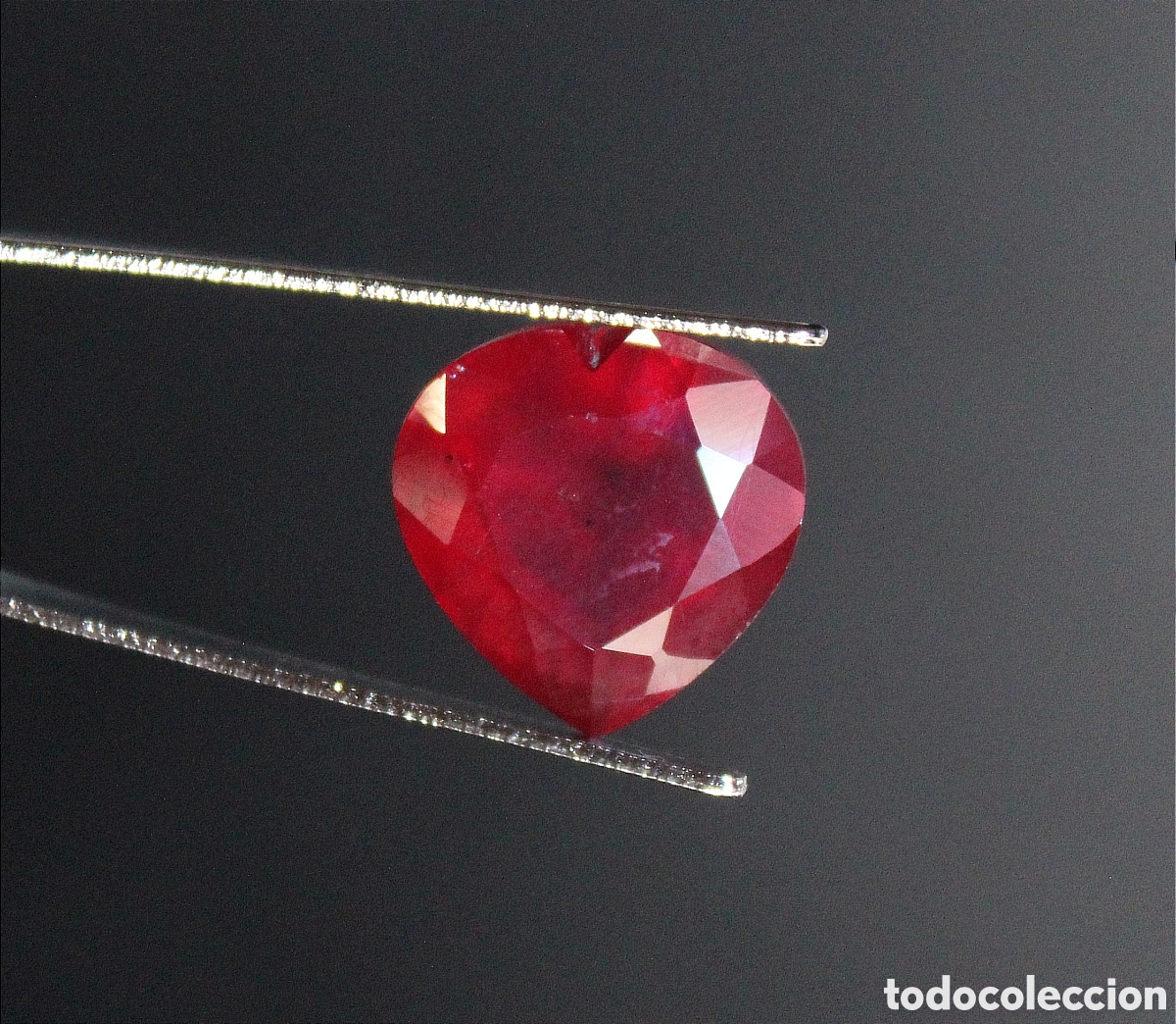Coleccionismo de gemas: Rub&iacute; coraz&oacute;n 16.22 quilates. - Foto 9