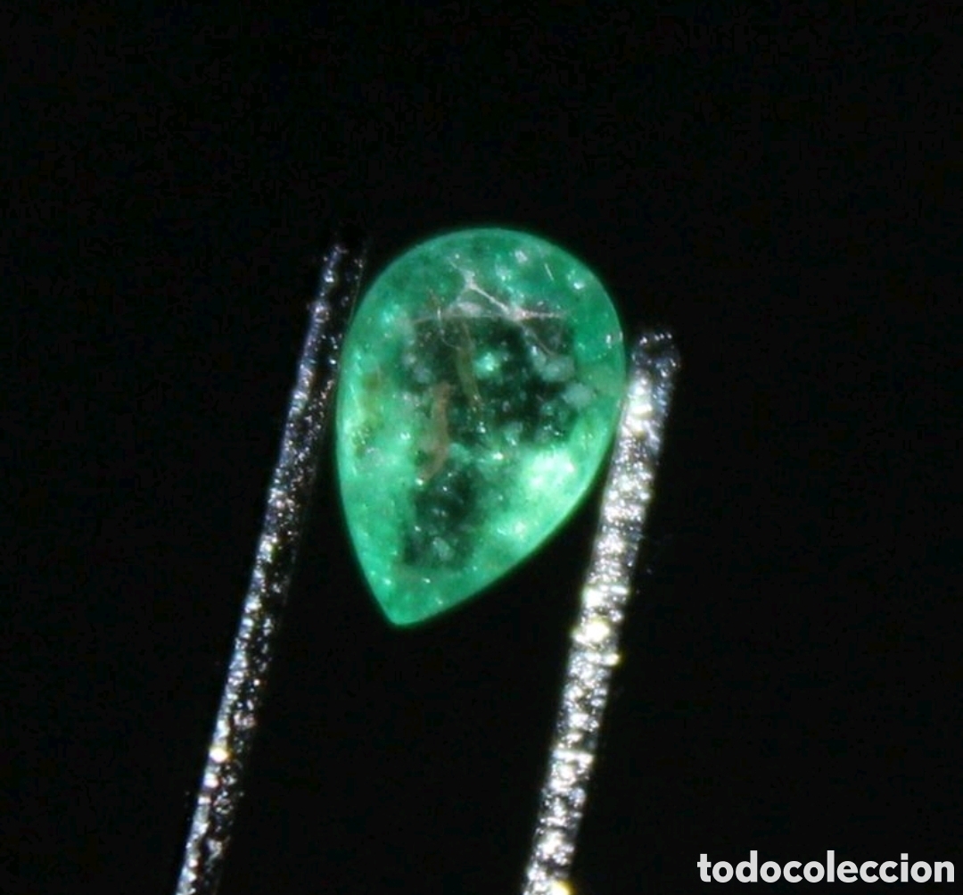 Coleccionismo de gemas: Esmeralda 0.38 quilates. - Foto 1