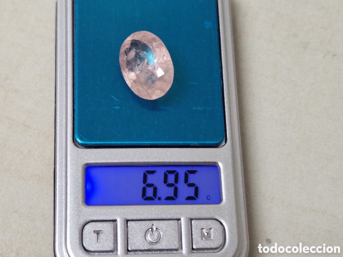 Coleccionismo de gemas: CUARZO ROSA NATURAL DE 6,95 CT - Foto 5