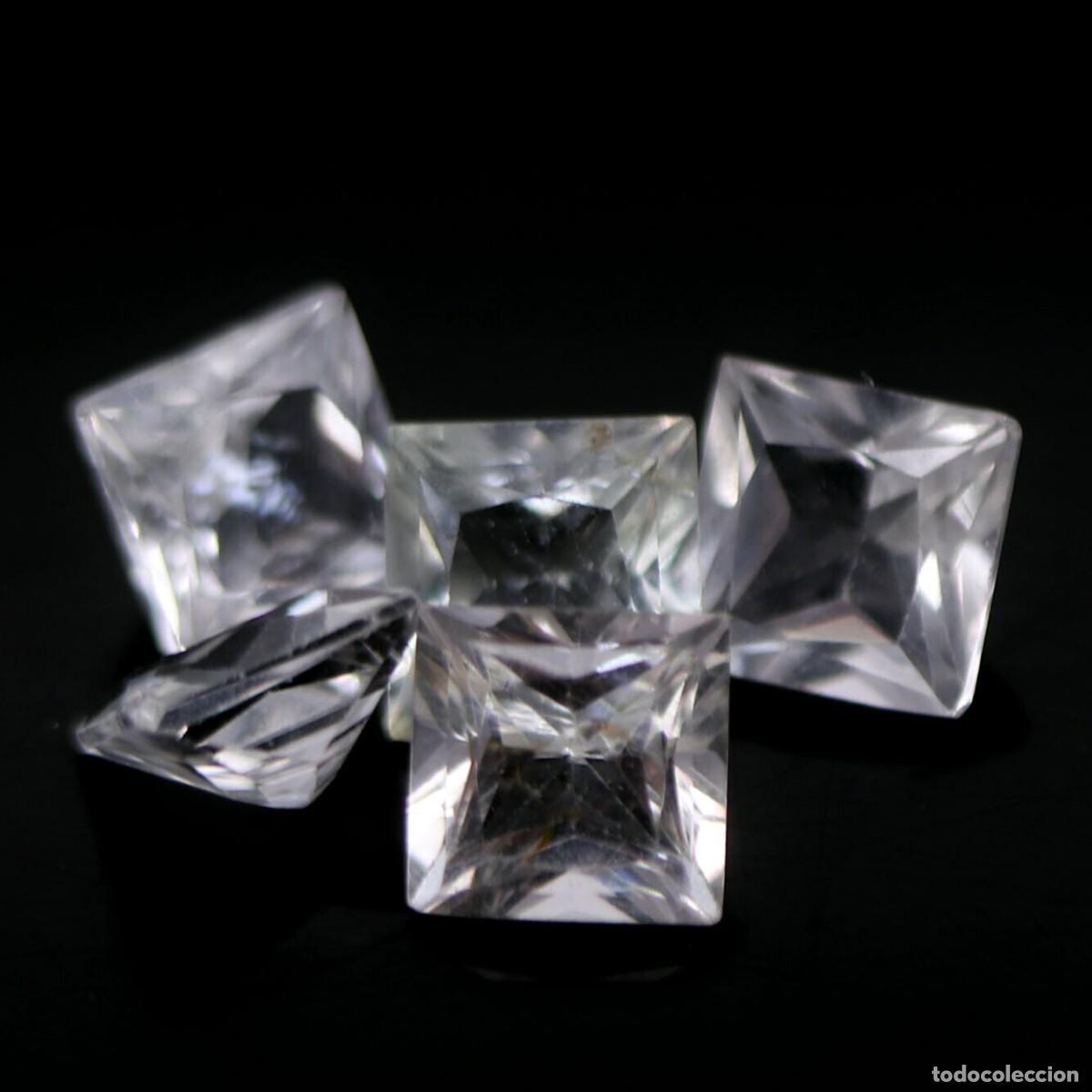 Coleccionismo de gemas: TOPACIO Blanco 6,1 x 6,1 mm. - Foto 2