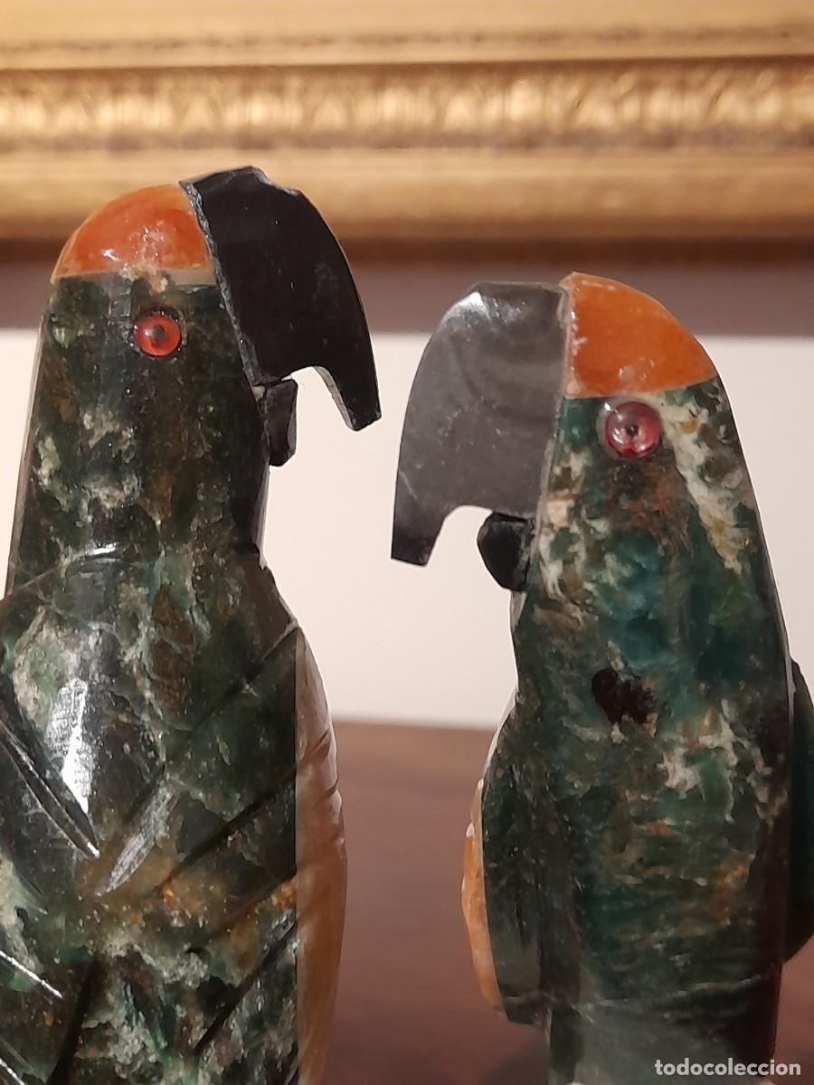 Coleccionismo de gemas: Pareja de guacamayos - Foto 2
