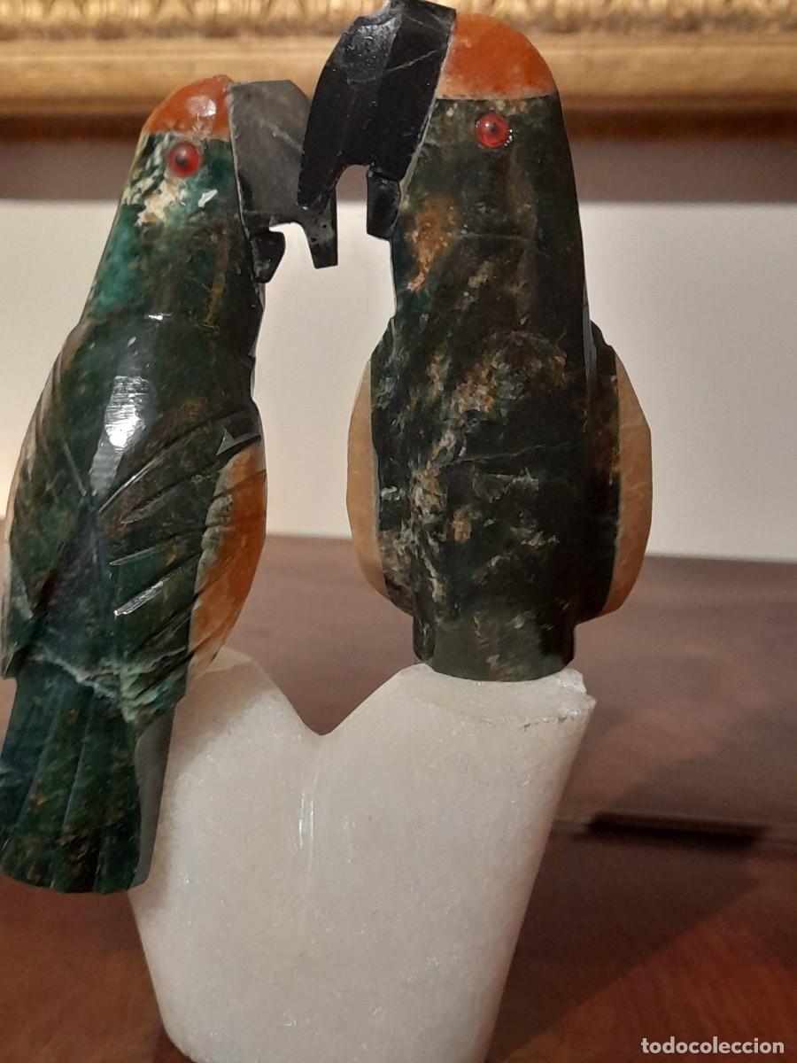 Coleccionismo de gemas: Pareja de guacamayos - Foto 3