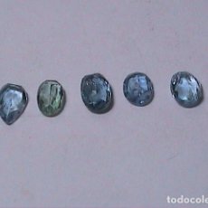 Coleccionismo de gemas: LOTE DE 5 AGUAMARINAS PARA JOYERIA / COLECCIONISMO.