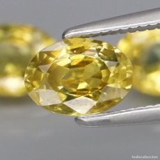 Coleccionismo de gemas: ZAFIRO AMARILLO 6,0 X 4,5 MM