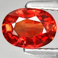 Coleccionismo de gemas: PRECIOSO ZAFIRO NATURAL DE COLOR NARANJA CORTE OVAL