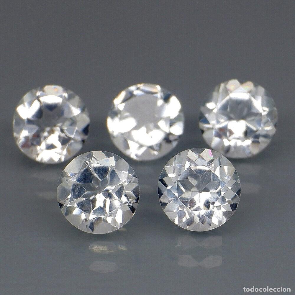 Coleccionismo de gemas: Topacio Blanco Redondo 6 mm. - Foto 2