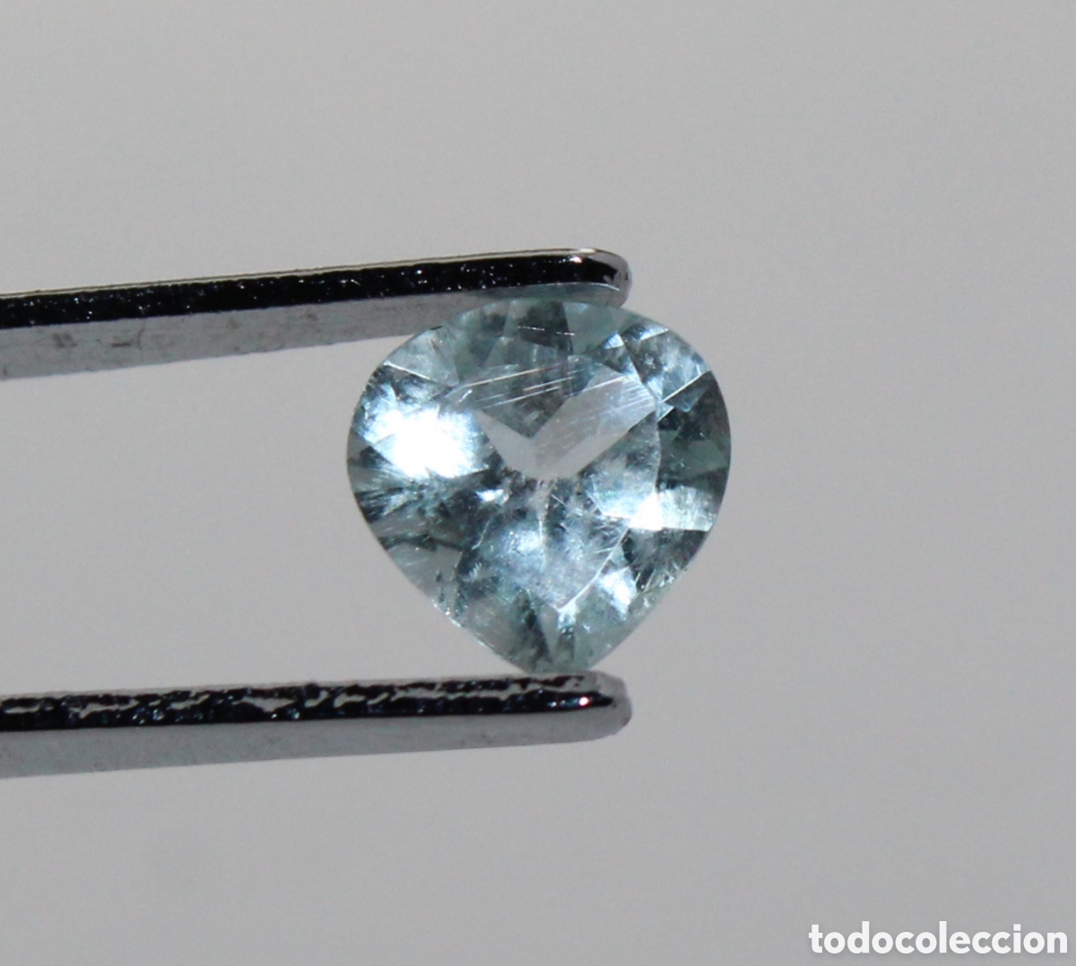Coleccionismo de gemas: Aguamarina coraz&oacute;n. - Foto 1